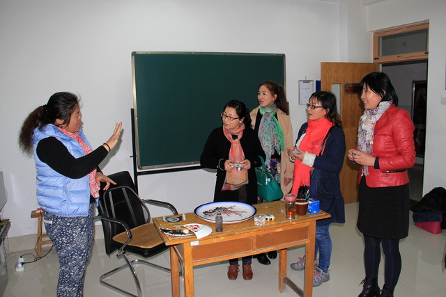 寧夏固原特教同行來我?？疾炻殬I(yè)教育