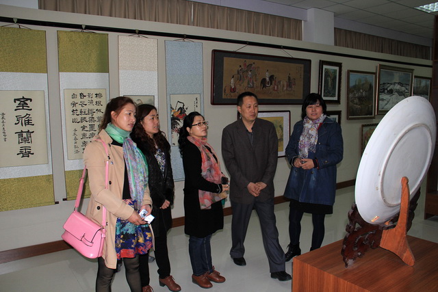 寧夏固原特教同行來我?？疾炻殬I(yè)教育