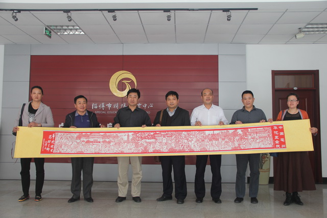 安徽亳州特殊教育中心領導老師到我校參觀交流。