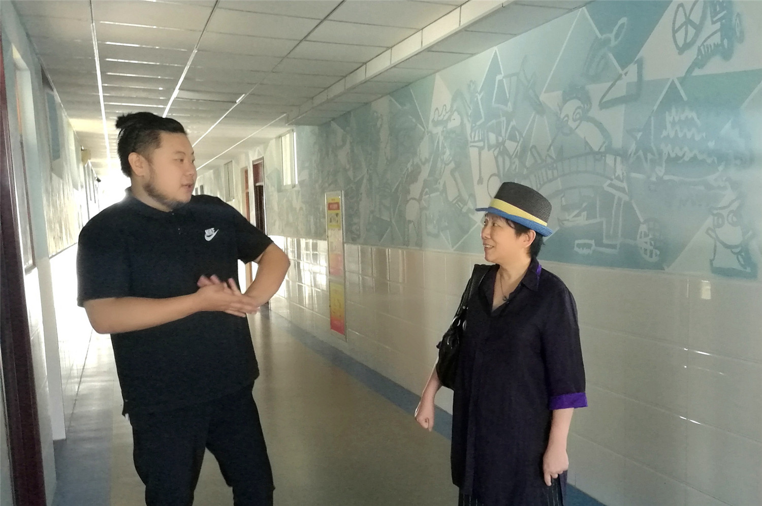 李辰、于雨田到淄博市特殊教育中心參觀指導(dǎo)