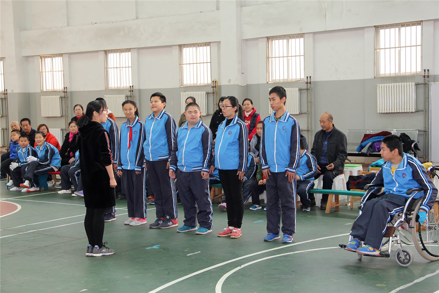 市特教中心舉行會(huì)操比賽