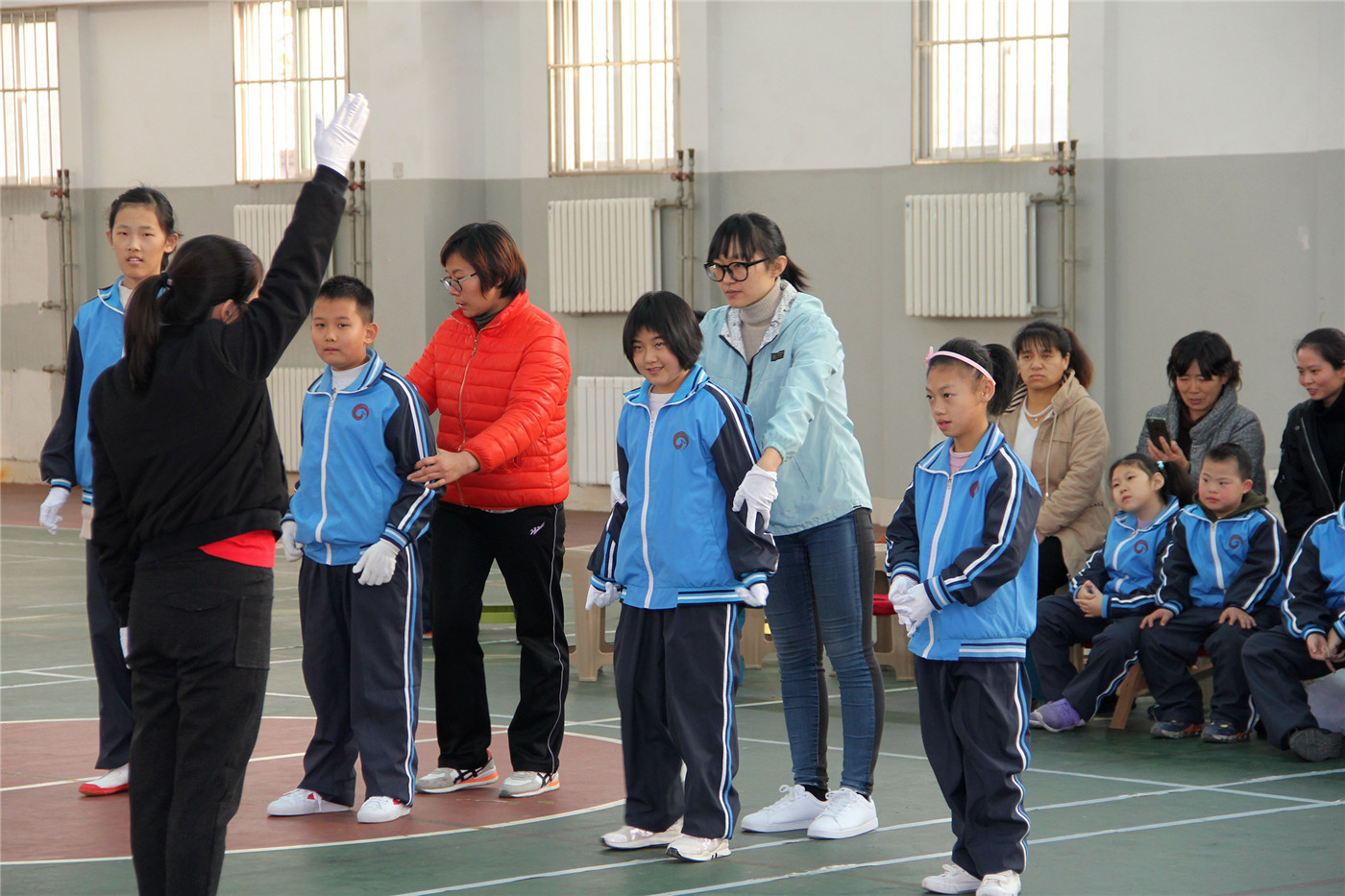 市特教中心舉行會(huì)操比賽