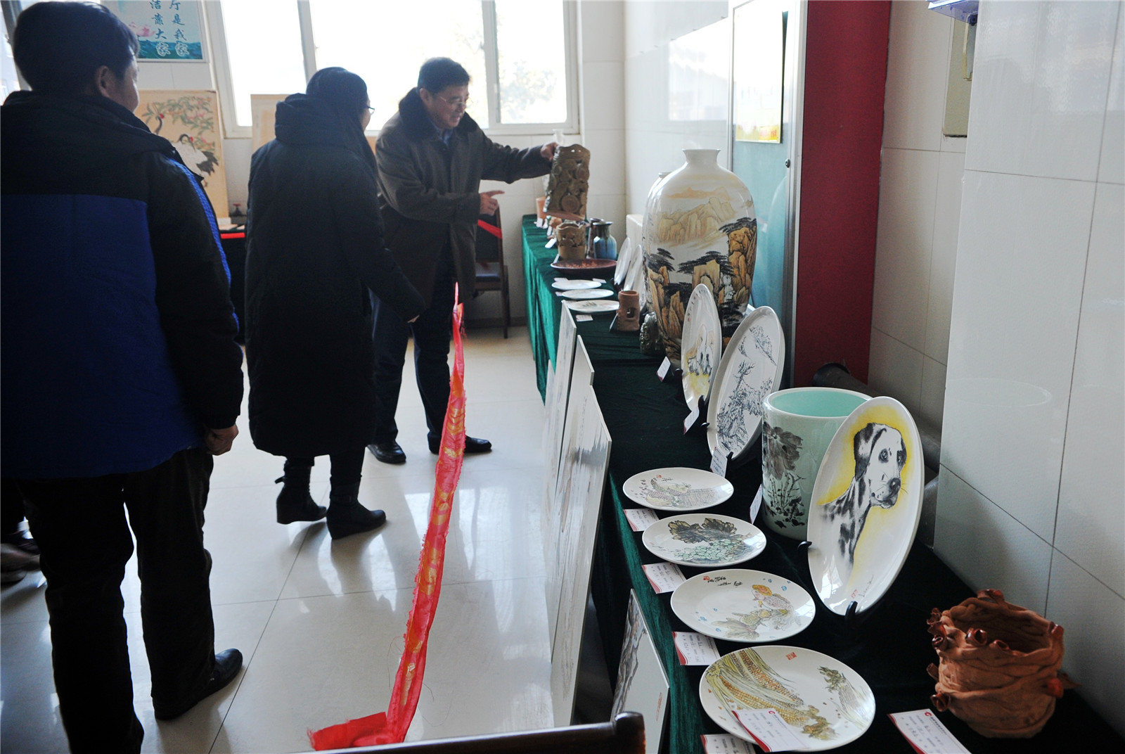 市特教中心組織“為祖國(guó)點(diǎn)贊”作品展